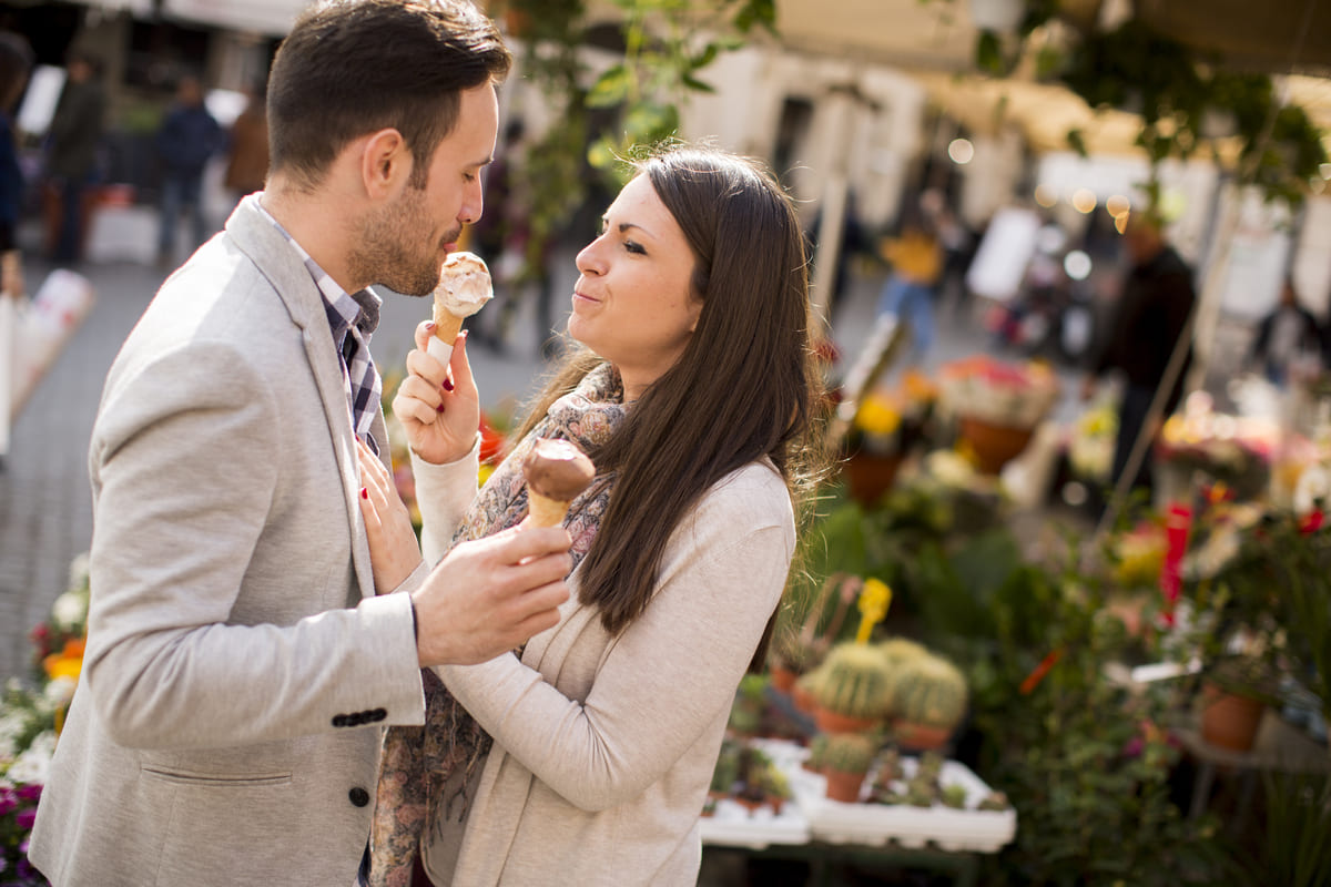 helado en roma