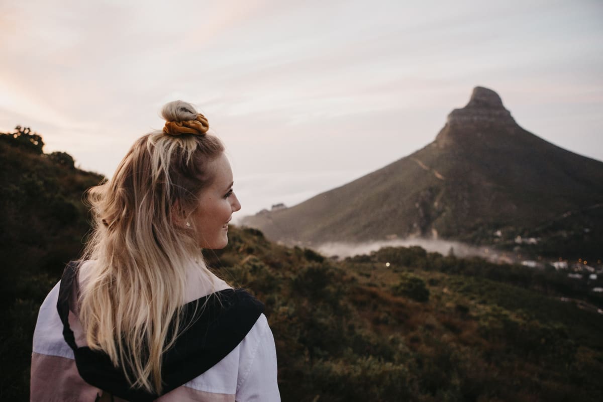 south africa cape town kloof nek smiling woman 2022 12 16 22 07 41 utc