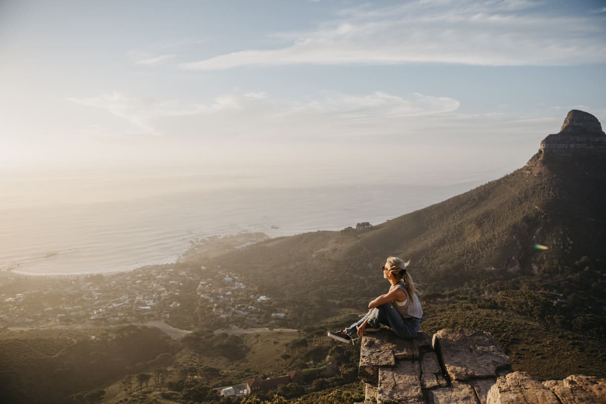 south africa cape town kloof nek woman sitting 2022 12 16 22 38 29 utc