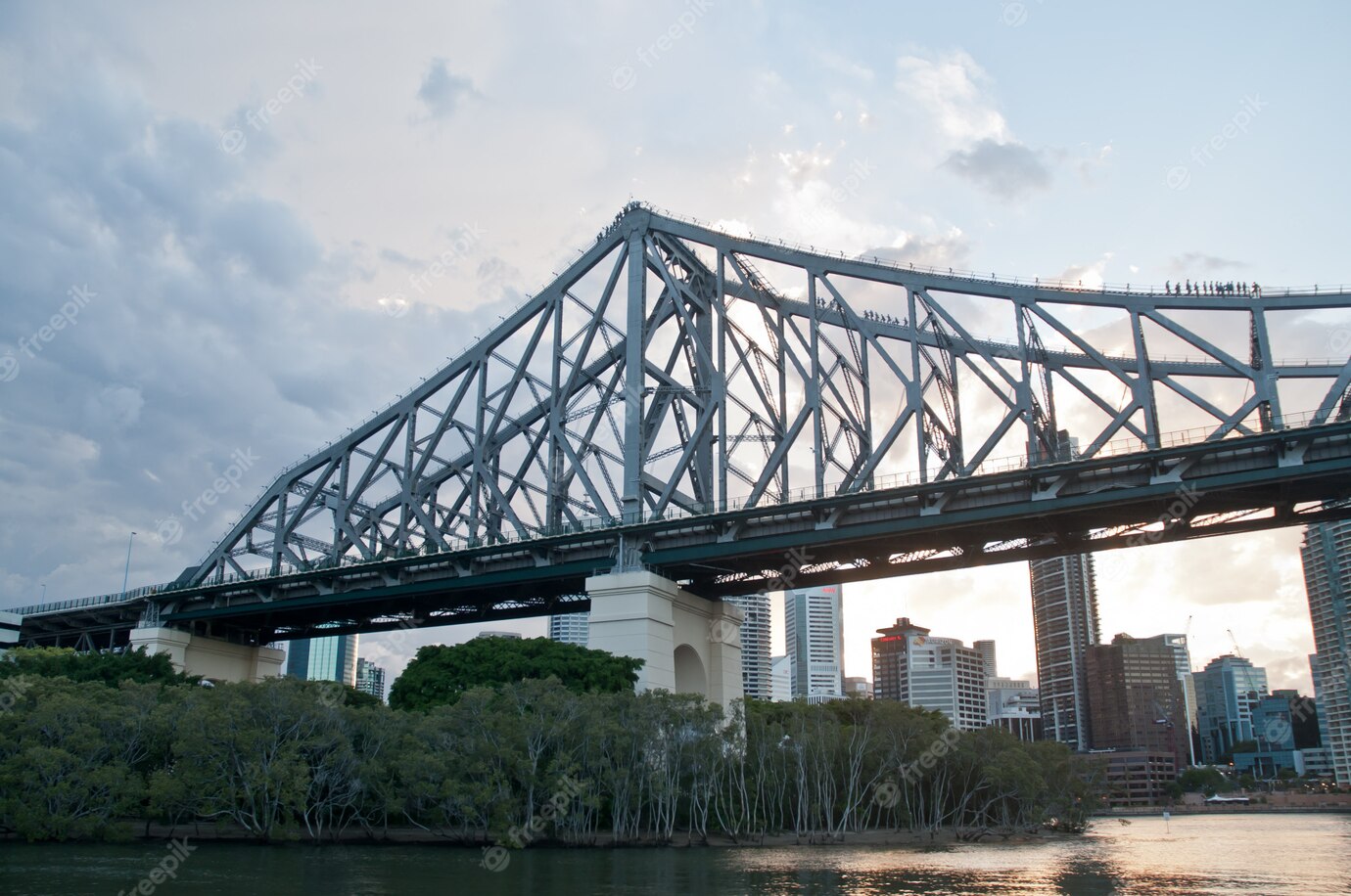 story bridge madrugada cerca kangaroo point lookout queensland australia 33793 324