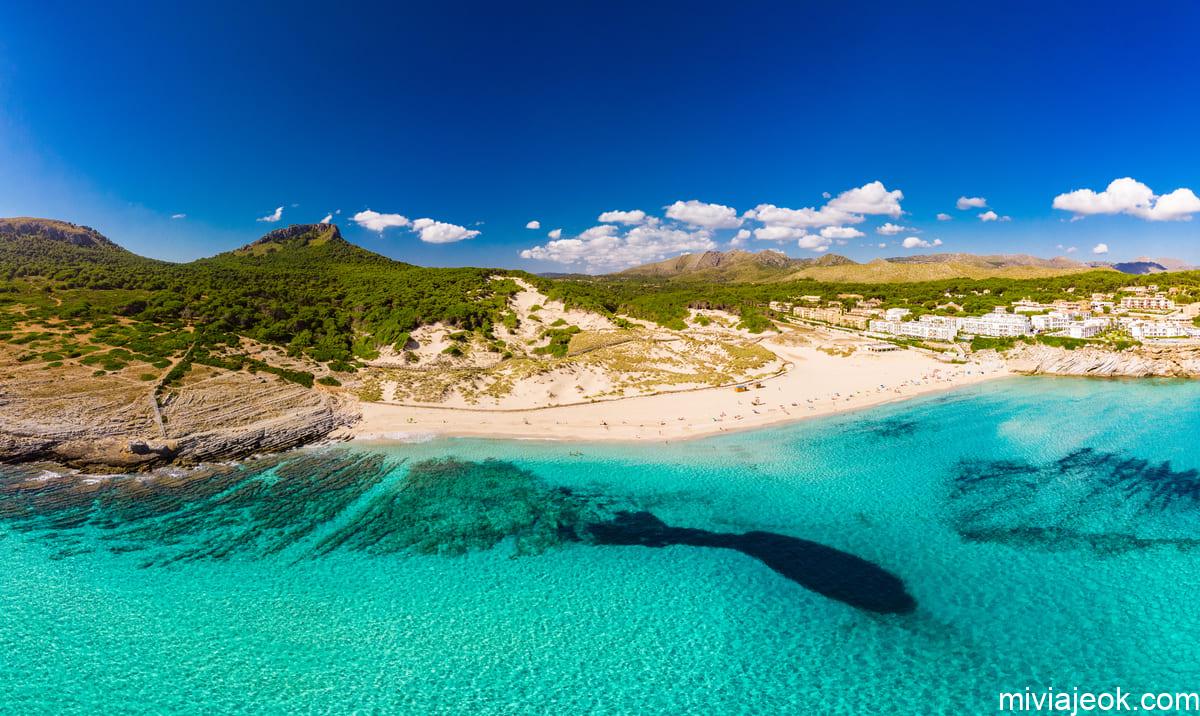 beautiful sandy beach of cala mesquida mallorca 2021 12 09 13 59 38 utc